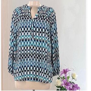 Womens Geometric Blouse